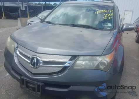 2009 Acura Mdx Technology z USA, uszkodzony, nr VIN 2HNYD28679H507993